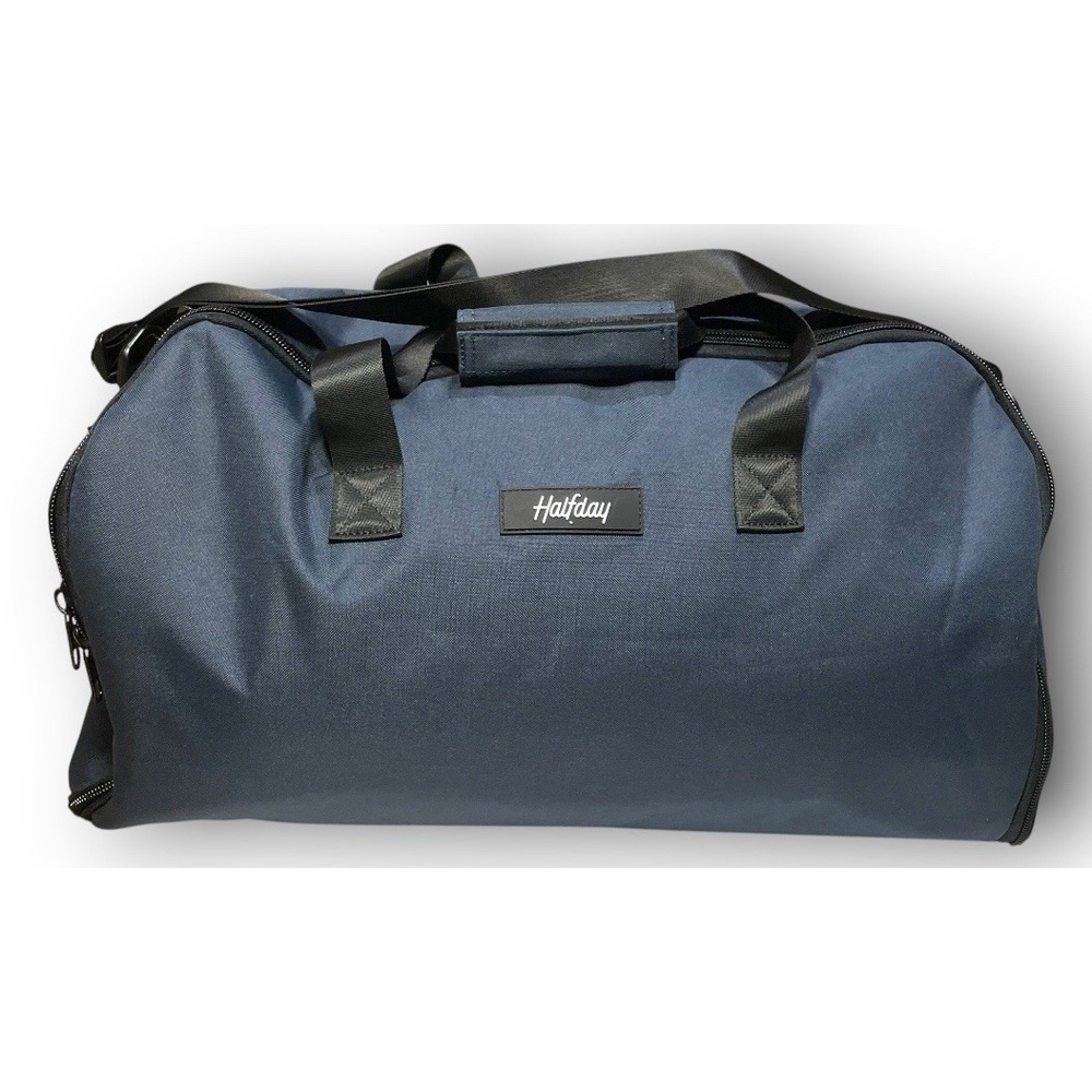 Halfday Travel 2-in-1 Garment Duffel Bag Marine Blue Wrinkle Free 45L  NWOT